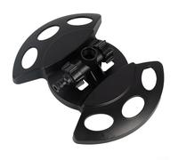 16-Hole Oscillating Garden Sprinkler for Lawn & Flower Beds - Adjustable 180° Rotation, 360° Water Spray, ABS + Metal Construction, 10.24 x 7.87 x(B)