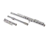 16 Hole Silver Plated Flute Instrument Beginner Student Adult Children Professional Exam Flute SFL32E