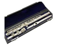 16 Holes Closed Holes C Tone Flute Instrument Copper-nickel Silver Plated Flute With Case Flute for Beginner