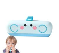 16 Holes for Toddler Harmonicas, Caricatured Harmonica - Washable Harmonica for Travel | Washable Toddler Breath Instrument for Dorm, Travel, School