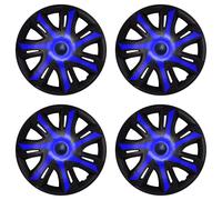 16" Hub Caps Wheel Caps Blue - Black NRM N-Power
