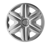 16" Hub Caps Wheel Covers Trims 16 inch Set of 4 Silver Varnish ABS Plastic Trim