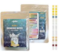 16-in-1 Drinking Water Test Kit, 50 Test Strips, Fast Dip Testing for pH, Hardness, Chlorine, Nitrate, Nitrite, Iron, Lead, Mercury & More