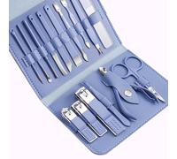 16 In 1 Nail Cutter Stainless Steel Scissors Grooming Kit Art Cuticle Utility Tools Nail Clipper Manicure Set(New 16 pieces in set3)