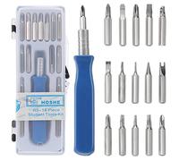 16 in 1 Premium Precision Screwdriver Set, Small Pocket Screwdriver Set with Phillips Flathead Tox Screwdriver Bits, Mini Screwdrivers Kit for Electronics, PC,Laptop,Watch, Eyeglass Repairing Tool