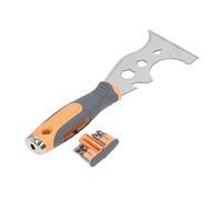 16 in 1 Putty Knife, Multifunctional Drywall Paint Scraper, Stainless Steel Spackle Scraper with Nut Wrench 4 Screwdriver Bits Inside, Metal Scraper Tool