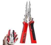 16 in 1 Wire Stripper Twister for Cutting and Pulling Wires, Wire Stripper Twister with Voltage Tester, Foldable Professional Wirestripper Wire Cutters for Electrical Repair & DIY Household Use