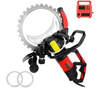 16 In Concrete Ring Saw,Upgraded Toroidal Concrete Cutter Saw,with 2 Saw Blades,90° No Dead Angle Cutting,for Concrete, Bricks, Rebar and Marble 8980W-2blade