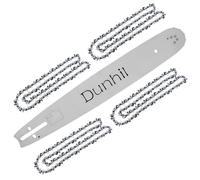 16-Inch 3/8 043 55dl Chainsaw Chain and Bar, Fits for Stihl MS170 MS180 017 009 019 023 PM400 61 PMM3 55（4 Chains and 1 Bar)