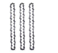 16 Inch 56 Drive Link Mini Semi Chisel Chainsaw Chain, 3/8" LP, 0.050" Gauge, 28 Cutters for Lumber Cutting(3Pcs)
