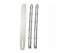 16 Inch 56 Drive Links Chainsaw Chain Chainsaw Guide Bar .050" Gauge 3/8" Pitch Chain Low-Kickback for Craftsman Echo for Homelite(A Set)
