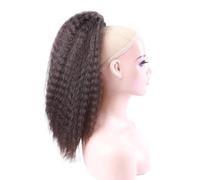16 Inch Afro Puff Drawstring Ponytail Bun for Black Women,Kinky Curly Clip In Ponytails Extension Synthetic Hair Pieces Hair Extension for Daily Use(#4)