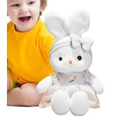 16-inch Bunny Choking - A Realistic Rabbit Filled with Skirt, A Rabbit Stuffed Kissing | Soft Fabric Animal, Rabbit Collector Toy for Thes, Pillow