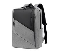 16 Inch Business Travel Laptop Backpack, Lightweight Waterproof Durable Travel Backpack with USB Charging Port, Carry on Commuting Casual Daypack, College Computer Backpacks,Gray