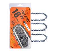 16 Inch Chainsaw Chains S55 Chainsaw Chain for 16 Inch Bar3/8" LP Pitch .043" Gauge 55 Drive Links Fits for Stihl 021 210 for Poulan PLN3516F for McCulloch PM 400(3 Chains)