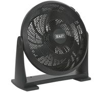 16 Inch Composite Desk or Floor Standing Fan - 3 Speed Settings - 3-Pin UK Plug
