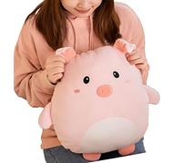 16 Inch Cuddly Soft Pig Plush Hugging Pillow Cute Pink Pig Stuffed Animal Plushies Toy Pig Kids Stuffed Animals Plush Toys Gift for Birthday, Valentine, Christmas