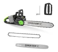 16 Inch Electric Chainsaw Cordless, 154cm Chainsaws Powerful, 500W Brushless Electric Chain Saw, Battery Powered Chainsaw with 2 Chains, for Makita Interface Batteries, for Wood Cutting &Tree Pruning