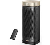 Dreo 16 Inch Electric Heater, Energy Efficient Space Heaters with Thermostat, 70° Oscillating Remote Control 3-Mode Tip-over & Overheat Protection, Silent Ceramic Fan Heater for Home