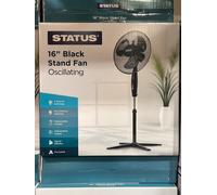 STATUS 16" Pedestal Fan - White, White