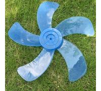 16 Inch Five Leaves Fan Blade with Nut Cover for Pedestal Fan, Table Fan, and Wall Fan Compatibility