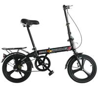 16 Inch Folding Bike Adults, Ultra-Light Mini City with 150kg Capacity