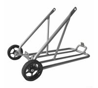 16 Inch Folding Bike Rack Aluminum 34cm Silver | 34cm length, 14cm width, 21cm height, precise fit, mounting holes, simple install, for brompton compatible
