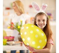 16 Inch Giant Easter Eggs Easter Decorations, Pvc Inflatable Outdoor Home Easter Egg Pendant, Cute Creativity Diy Crafts Hanging Ornaments for Lawn, Garden, Party