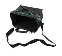 16 Inch Heavy Duty Waterproof Tool Bag Organizer with Anti-Slip Rubber Base, Multi-Compartment Storage for Electrician, Woodworking, and DIY Tools,B