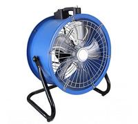 16 Inch Industrial Heavy Duty Drum Fan High Velocity Tiltable Metal Floor Fan Powerful Ventilation Workshop Garage Cooling Extended Power Cord UK Plug