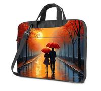 16 Inch Laptop Case Romantic Walk Under The Full Moon Laptop Bag 16 Inch Laptop Case Laptop Backpacks(26x36cm)