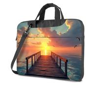 16 Inch Laptop Case Sunset Serenity On The Dock Laptop Bag Computer Backpack For Men Computer Cases For Lapto(29x38cm)