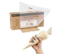 16 Inch Large Piping Bags, 100PCS Thickened Disposable Pastry Bags, Anti Burst Icing Bags for Cream Frosting, Non-slip Frosting Bags, Cake & Cookie Decorating Supplies