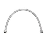 16 Inch Long Faucet Supply Line Connector, G3/8 Female Compression Thread x G1/2 Male Connector Straight Thread 304 Stainless Steel Water Supply Hose Line