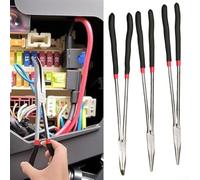 16 Inch Needle Nose Plier with Dual Function Tips Straight and Angled for Enhanced Control in Tight Environments (90°)