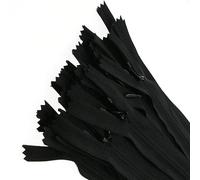 16 Inch Nylon Invisible Zipper, Close End Hidden Zipper for Sewing, Handmade, Clothes, Garment, Bags, Home Textile, Tailor Sewer Crafter's Special (25PCS, Black) YIGUANXIN