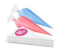 16 Inch Piping Bags Disposable, 50 Pcs Large Pastry Bags, Icing Bags, Cake Decorating Bags, Decorating Bags Large Piping Bags, Frosting Bags