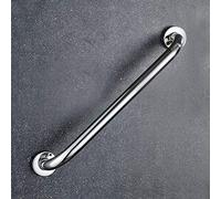 16-Inch Polished Chrome Bathroom Grab Bar - Wall-Mounted Support Rail for Bathtubs & Showers - Safety Handrail for Elderly & Disabled - 50cm/30cm Options