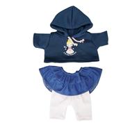 16 inch Princess Hoodie Skirt Outfit - Teddy Bear Clothes - Size: 16 inch/40cm fits Build a Bear