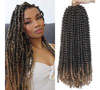 16 inch Spring Twist Crochet Braids Hair for Butterfly Locs Crochet Hair