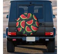 16 Inch Tire Cover Waterproof Dustproof Spare Tire Covers Universal Fit | Red Watermelon Wheel Tire Cover Protectors Universal Fit For Rv Trailer Suv Truck Camper