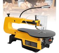 16 Inch Variable Speed Scroll Saw with 45° Tiltable Table for Bevel Cuts, 550-1650 SPM Stepless Speed Control for Woodworking and Crafts