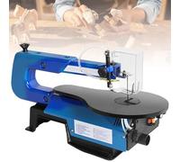 16 Inch Variable Speed Scroll Saw with 45° Tiltable Table for Bevel Cuts, Stepless Speed Control 550-1650 SPM for Woodworking Crafts