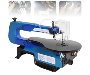16 Inch Variable Speed Scroll Saw, with 55mm Cutting Depth, 550-1650 SPM, Stepless Speed Control & 10 Blades, 45° Tilting Aluminum Table, for Woodworking,Craft&DIY Multi StandardVersion-B