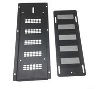 16 inch x 6.5 inch crawl space vent cover with built in damper and high strength mesh for foundation basement garage attic shed ventilation control