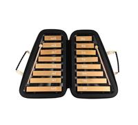 16 Keys Glockenspiel 16 Note Aluminum Plate Xylophone Early Educational Musical Percussion Instrument With Case Mallets (Color : Yellow)