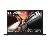 16” LG gram Pro Laptop, Copilot+, Windows 11 Home, Touch Screen, intel® Core™ U7, Black 16Z90UH.AU78AN