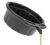 16 Litre Oil Drain Pan With Spout With Stopper Cap For Motorcycle Car Motor Oil, Coolant, Gearbox Oil, Antifreeze, Fluids, Vehicle Service Garage Equipment