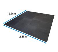 (16 MATS - 2.36m x 3.36m) (4 Mats - 1.2m x 1.2m) Happy Hot Tubs Interlocking EVA Floor Mat Base Surround Floor Protector Hot Tub