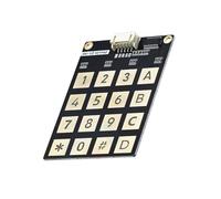 16 Membrane Keypad Module 4 X 4 Array Durability Ideal for Passwords Input and Device Control Prototyping Keyset Module